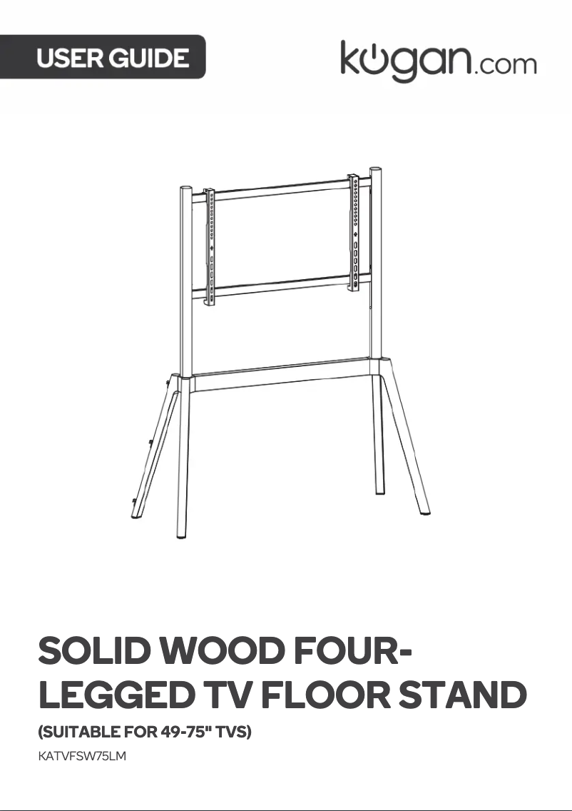 Page 1 de la notice Manuel utilisateur Kogan KATVFSW75LM