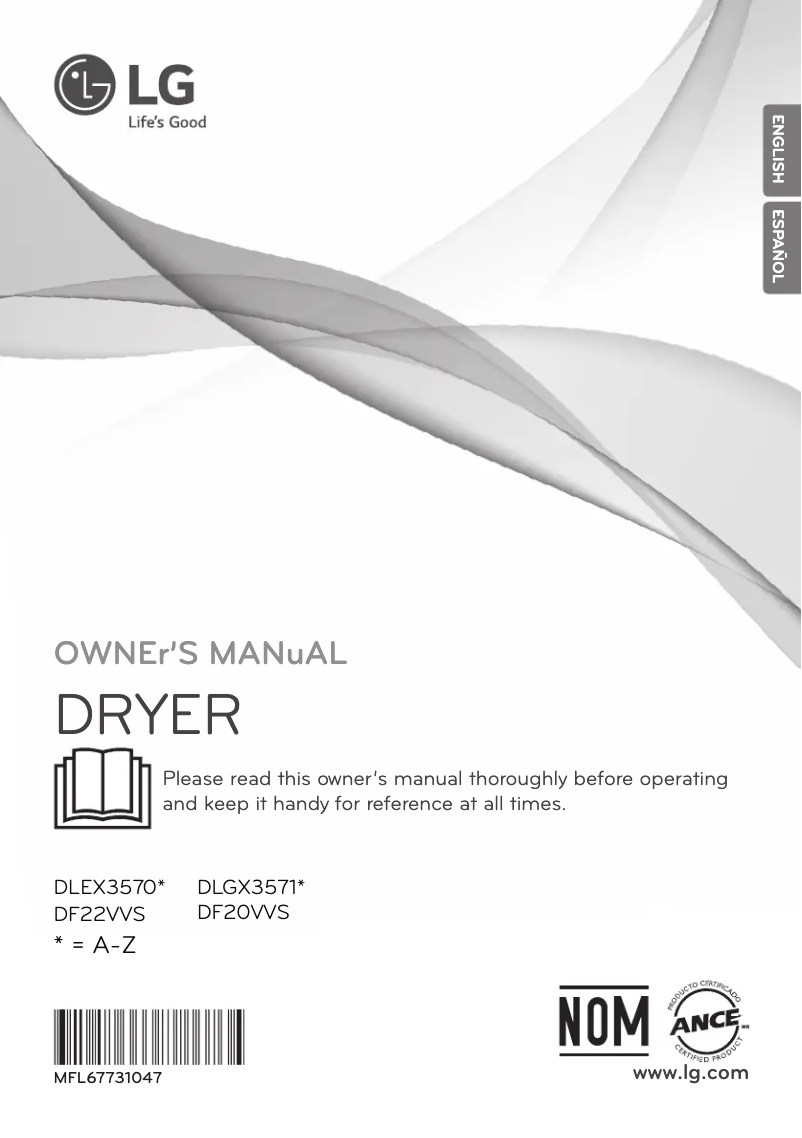 Página 1 del manual Manual de usuario LG DF22VVS