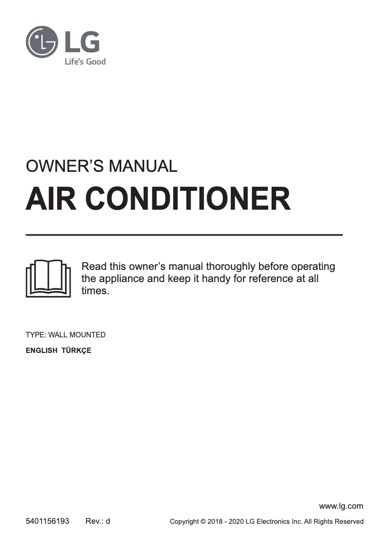 Page 1 de la notice Manuel utilisateur LG S18ETK