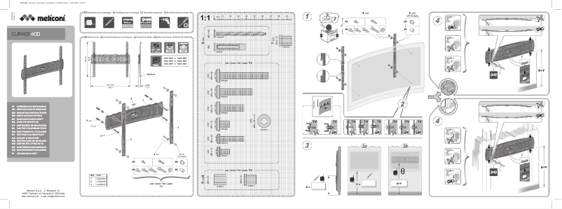 Page 1 de la notice Manuel utilisateur Meliconi Curved 400