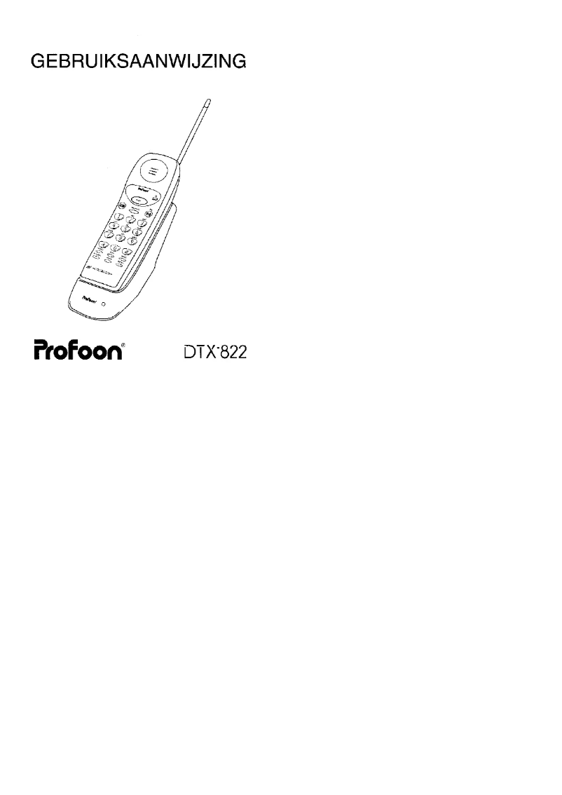 Página 1 del manual Manual de usuario Profoon DTX-822