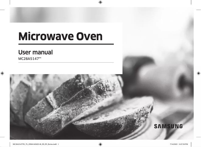 Image de la première page du manuel de l'appareil MC28A5147VK