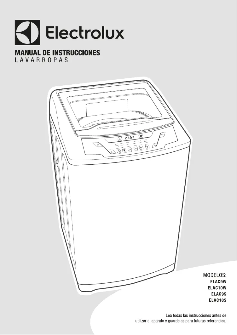 Page 1 de la notice Manuel utilisateur Electrolux ELAC9W