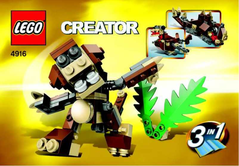 Page 1 de la notice Manuel utilisateur Lego Creator 4916