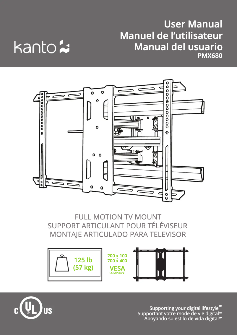 Página 1 del manual Manual de usuario Kanto PMX680