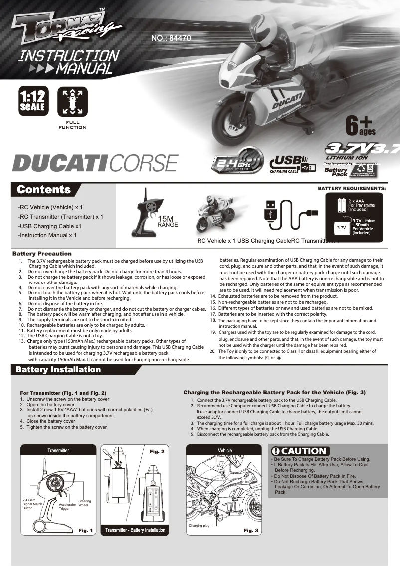 Image de la première page du manuel de l'appareil 84-1478