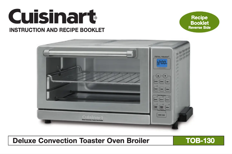Page n°1 - Manuel utilisateur Cuisinart TOB-130