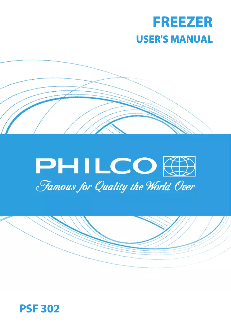 Page 1 de la notice Manuel utilisateur Philco PSF 302