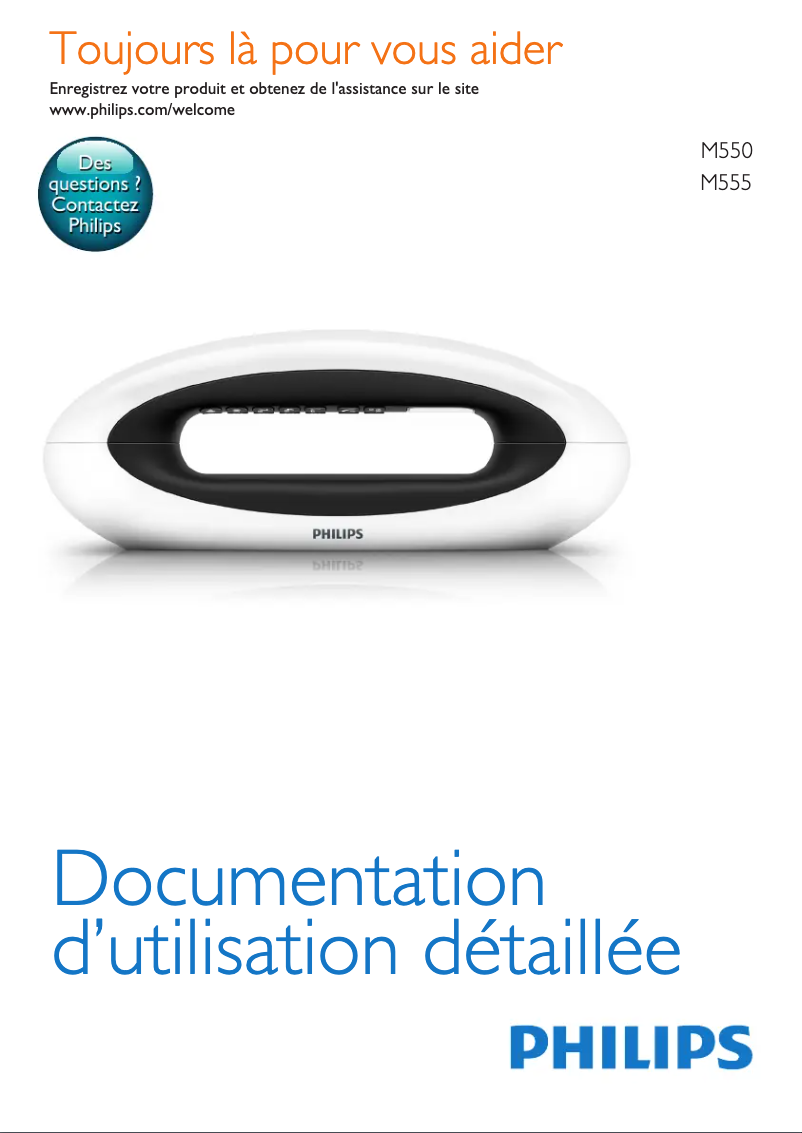 Image de la première page du manuel de l'appareil M550
