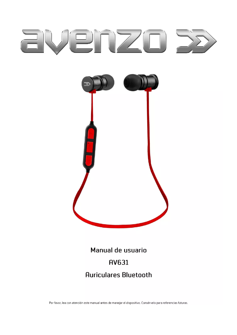 Página 1 del manual Manual de usuario Avenzo AV631NG