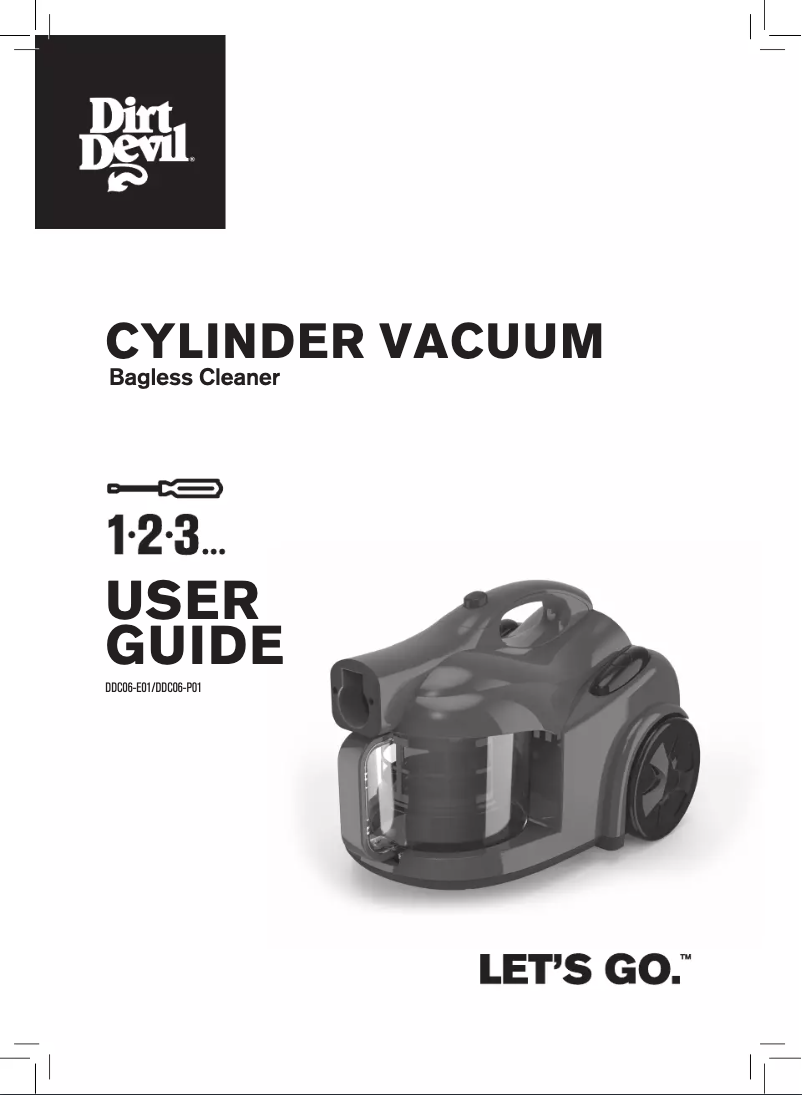 Page n°1 - Manuel utilisateur Dirt Devil QuickPower