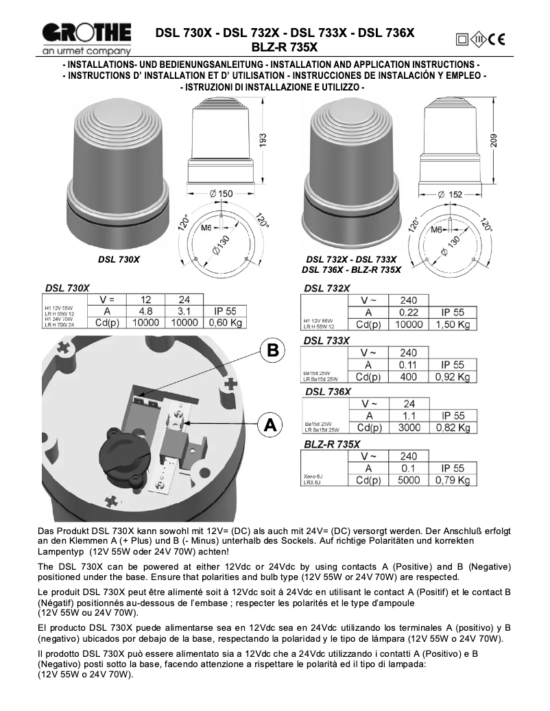 Imagen de la primera página del manual del dispositivo DSL 7332