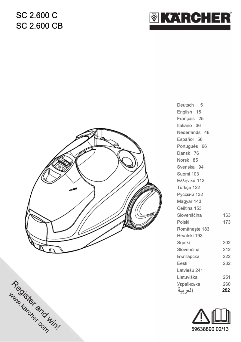 Image de la première page du manuel de l'appareil SC 2.600 C