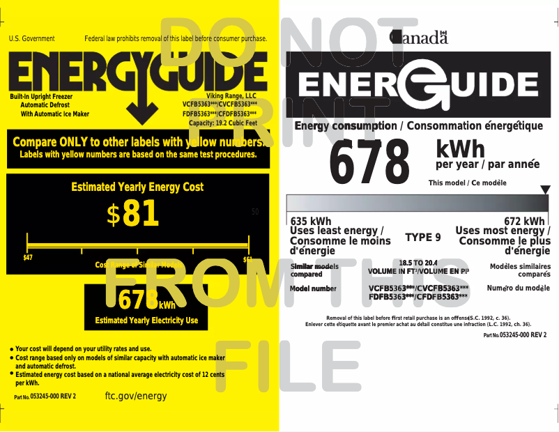 Image de la première page du manuel de l'appareil VCFB5303LBK