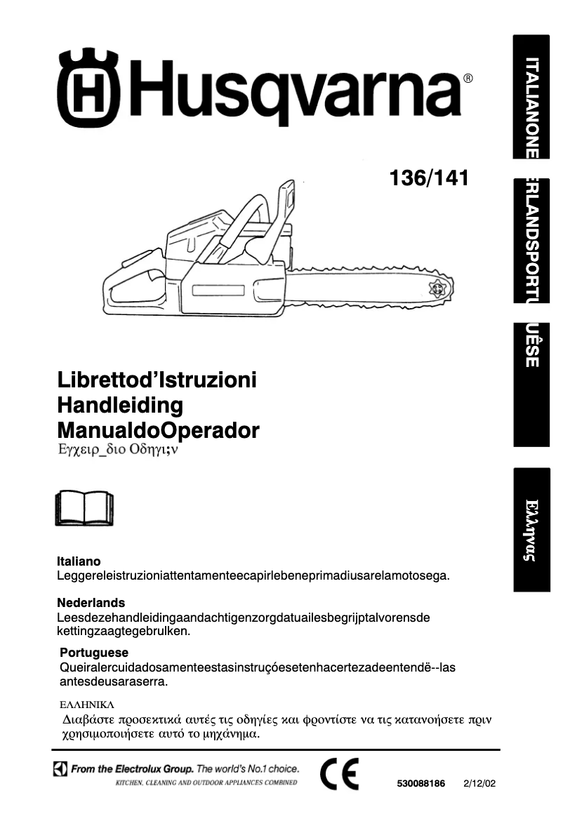 Page n°1 - Manuel utilisateur Husqvarna 136