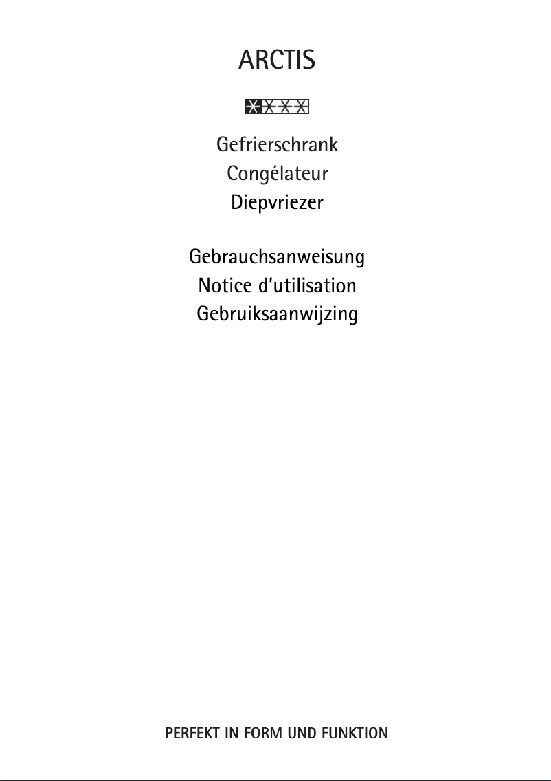 Image de la première page du manuel de l'appareil Arctis 75100GA