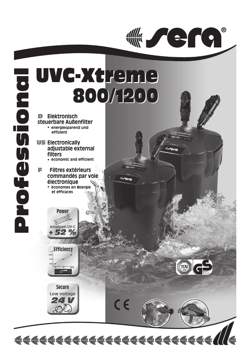 Image de la première page du manuel de l'appareil UVC-Xtreme 1200