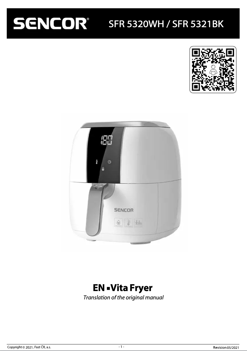 Image de la première page du manuel de l'appareil SFR 5321BK