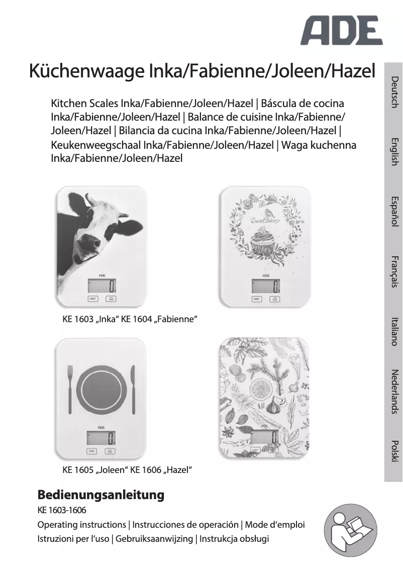 Image de la première page du manuel de l'appareil Fabienne KE 1604