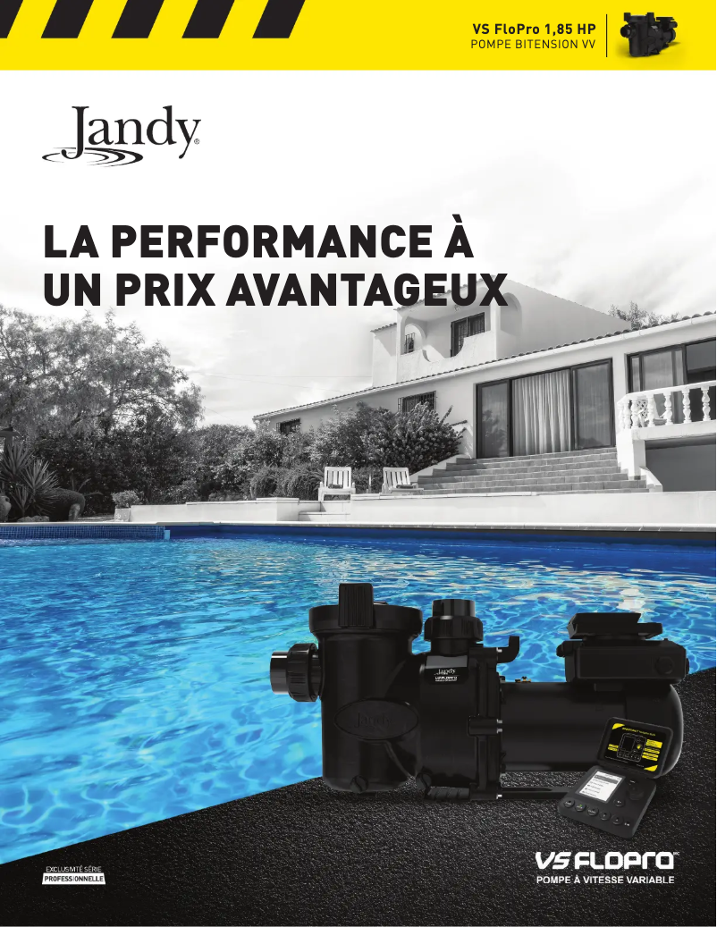 Page n°1 - Brochure JANDY VSFHP185DVS