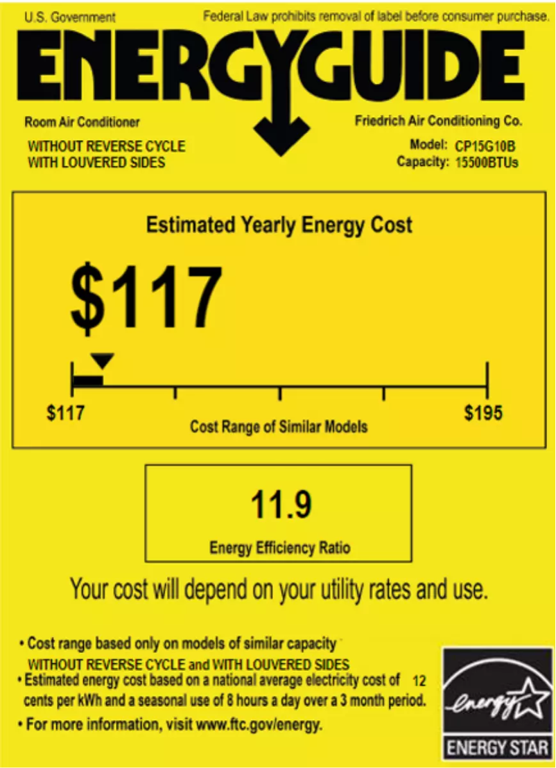 Image de la première page du manuel de l'appareil Chill CP15G10B