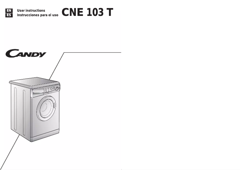 Image de la première page du manuel de l'appareil CNE103T-04S
