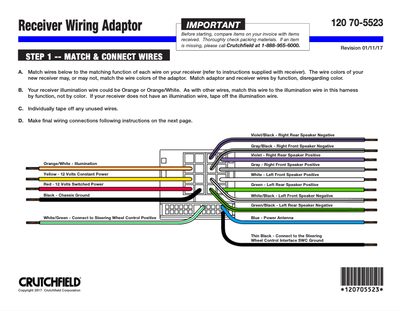 Page n°1 - Manuel utilisateur Metra 70-5523