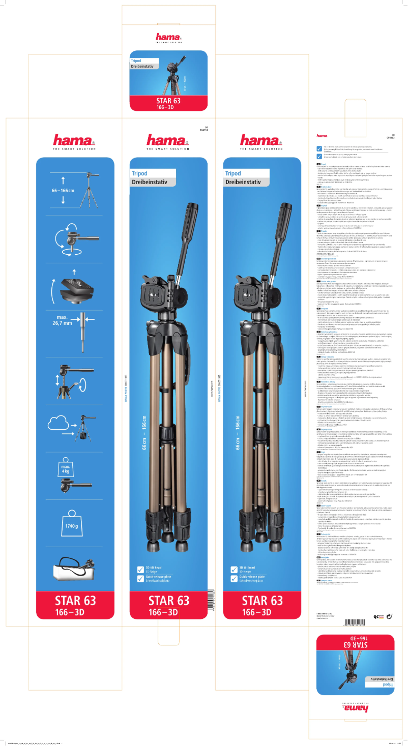 Page 1 de la notice Manuel utilisateur Hama Star 63