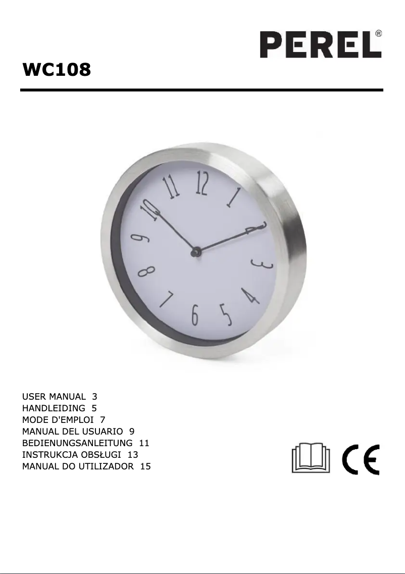 Page n°1 - Manuel utilisateur Perel WC108