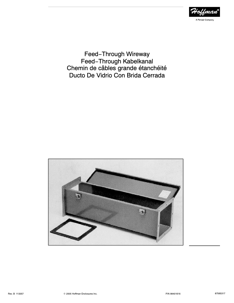 Page 1 de la notice Manuel utilisateur Hoffman F88WG