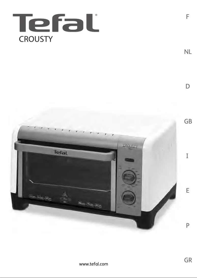 Image de la première page du manuel de l'appareil Crousty OV3210