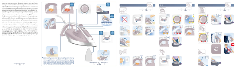 Image de la première page du manuel de l'appareil Easygliss Plus FV5735