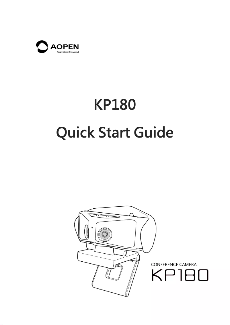 Image de la première page du manuel de l'appareil KP180