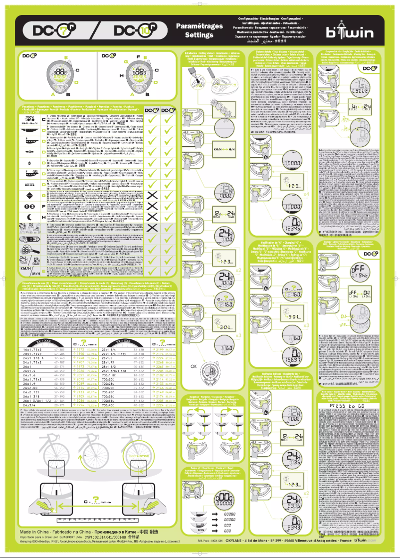 Página 1 del manual Manual de usuario B'twin DC10r