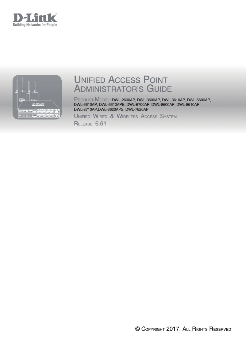 Page 1 de la notice Manuel utilisateur D-Link DWL-X8630AP