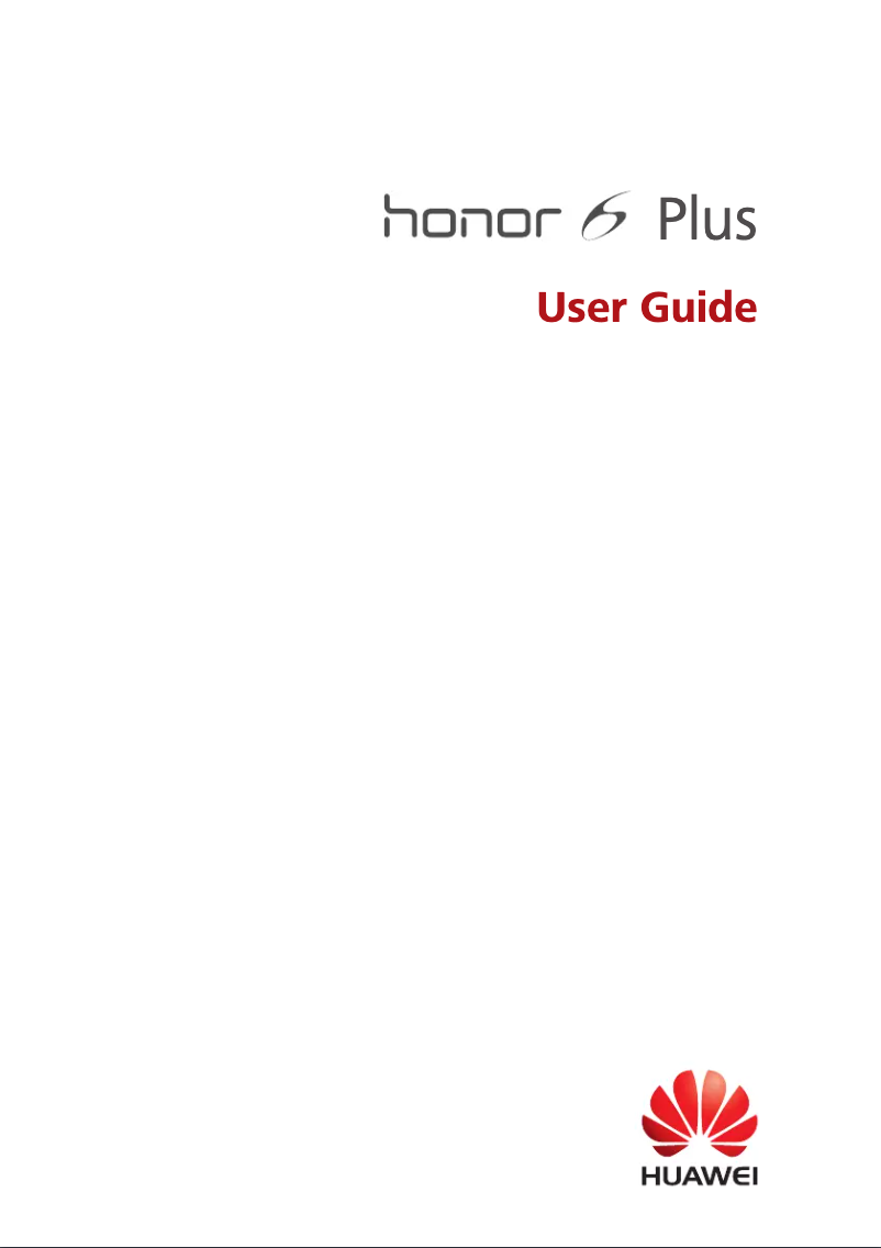 Image de la première page du manuel de l'appareil Honor 6 Plus