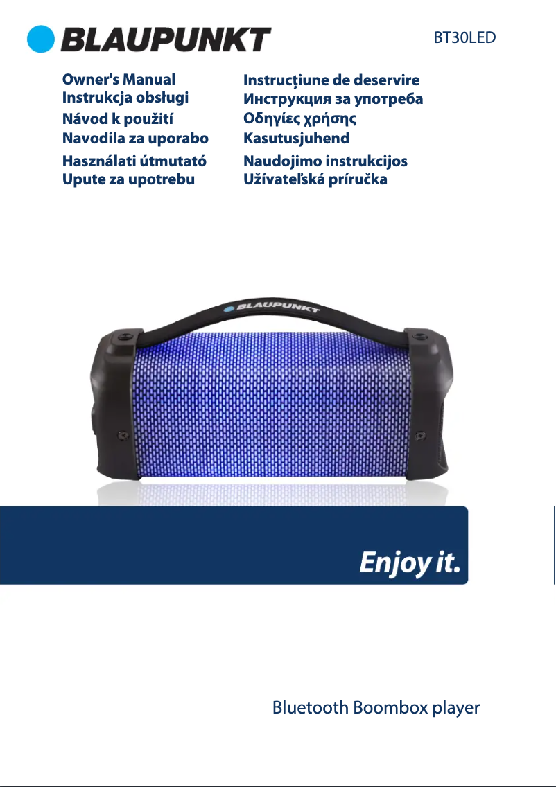 Page 1 de la notice Manuel utilisateur Blaupunkt BT30LED