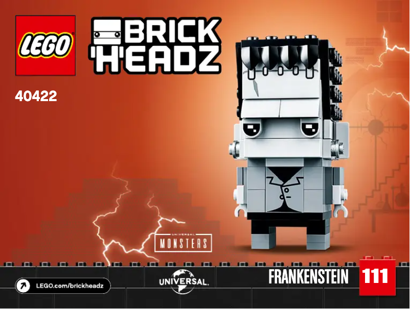 Image de la première page du manuel de l'appareil Brickheadz 40422