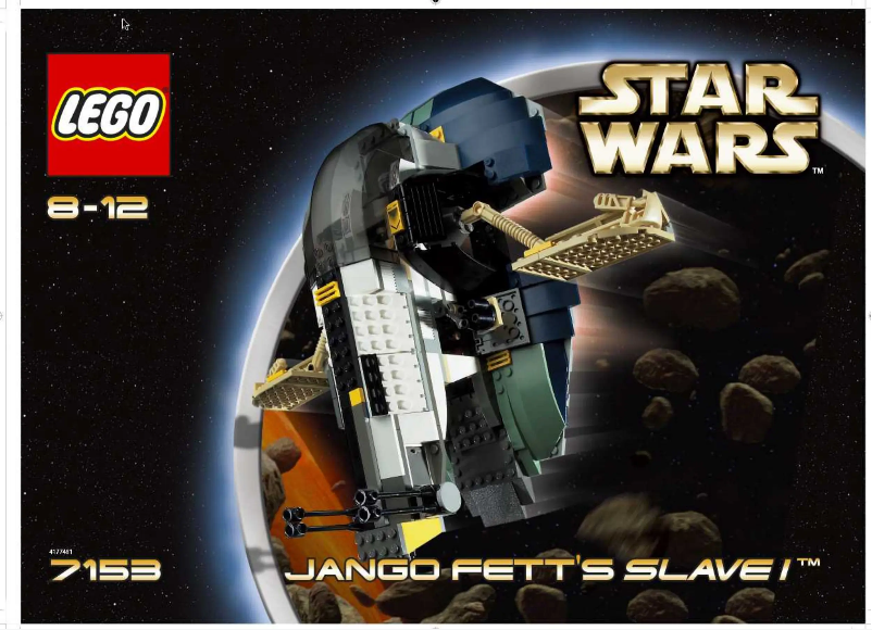 Page n°1 - Manuel utilisateur Lego Jango Fett's Slave I (TM)
