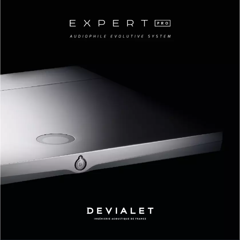 Image de la première page du manuel de l'appareil Expert 220 Pro