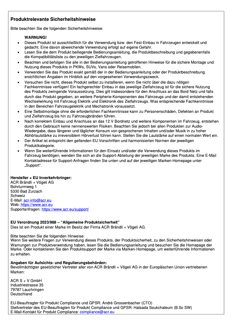 Page 1 de la notice Manuel utilisateur Axton A594DSP