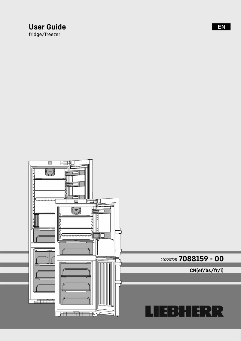 Page 1 de la notice Manuel utilisateur Liebherr CNEF 5715