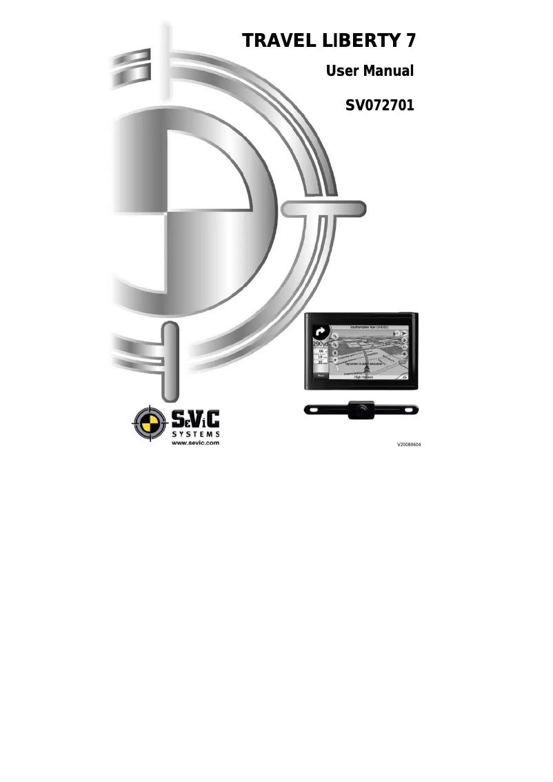 Image de la première page du manuel de l'appareil Travel Liberty 7