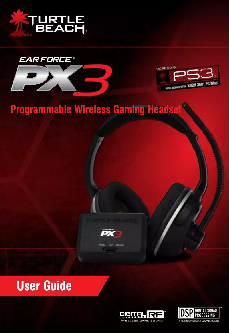 Page 1 de la notice Manuel utilisateur Turtle Beach Ear Force PX3