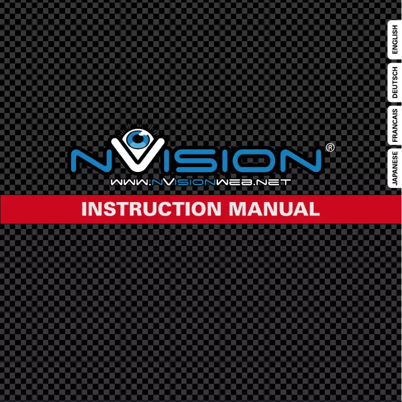 Página 1 del manual Manual de usuario nVision NVO2002