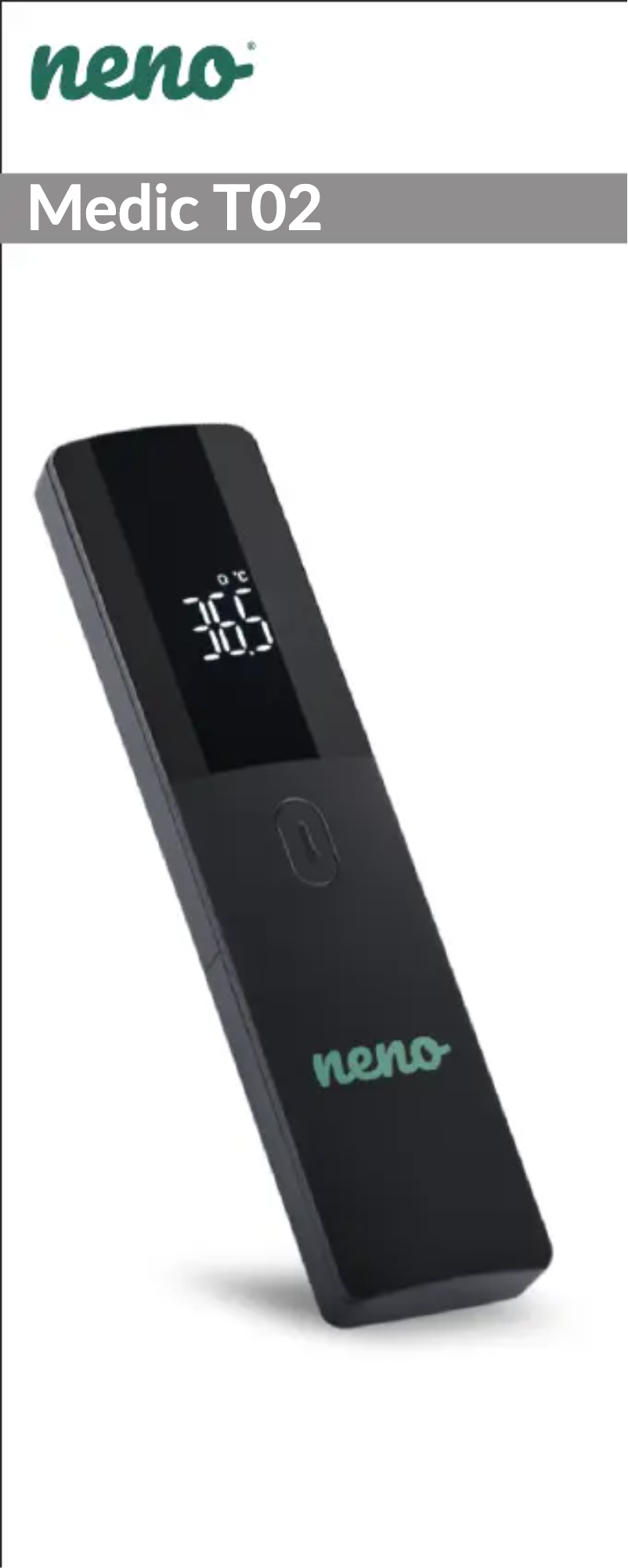 Page 1 de la notice Manuel utilisateur Neno Medic T02