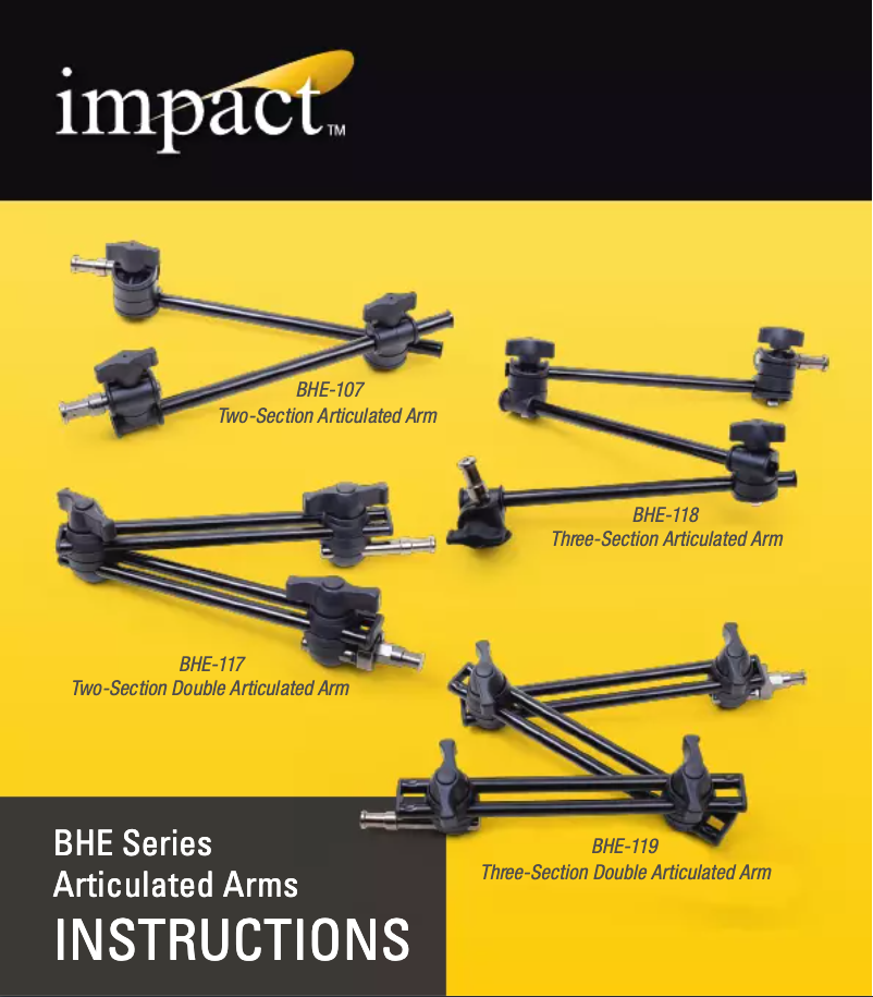 Page n°1 - Manuel utilisateur Impact BHE-117