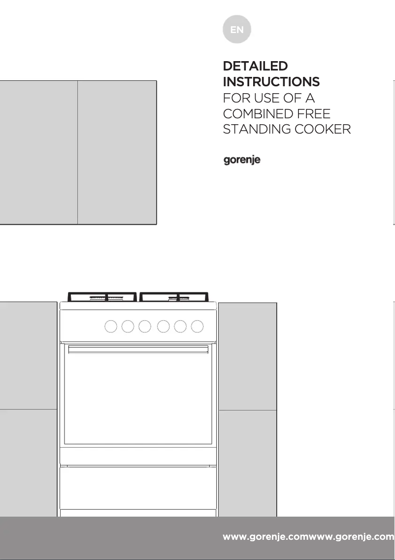 Page n°1 - Guide d'installation Gorenje K613E17WKD