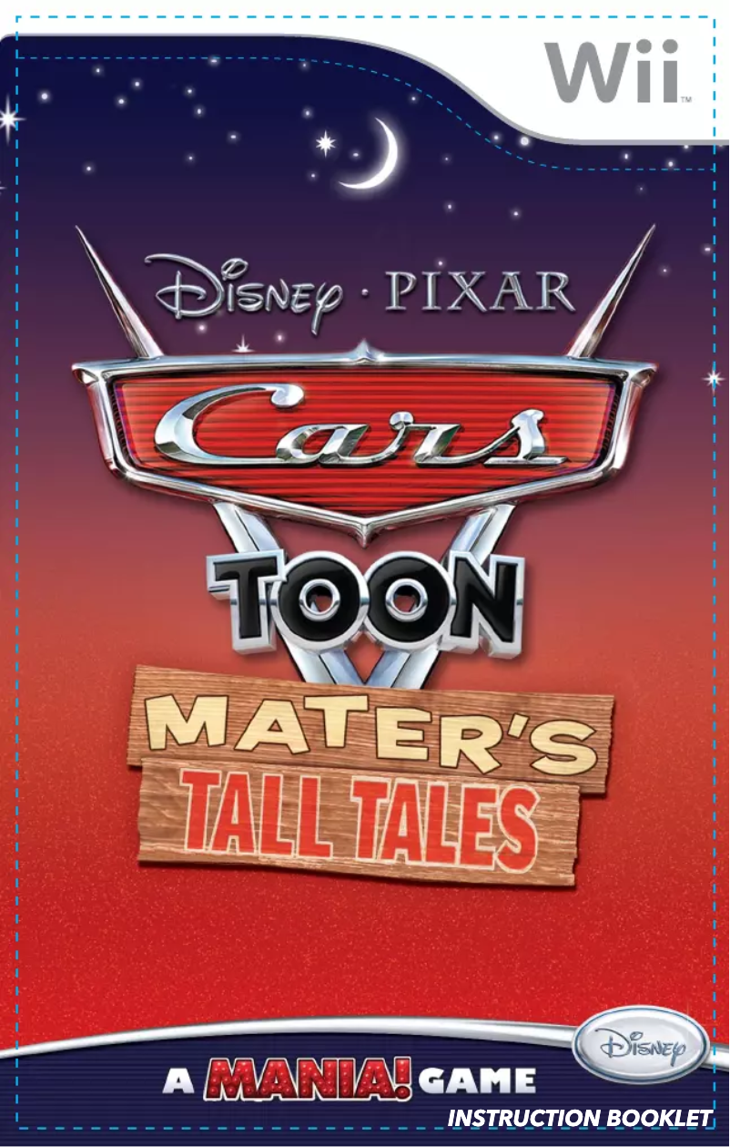 Page n°1 - Manuel utilisateur Nintendo Cars - Maters Tall Tales (Wii)