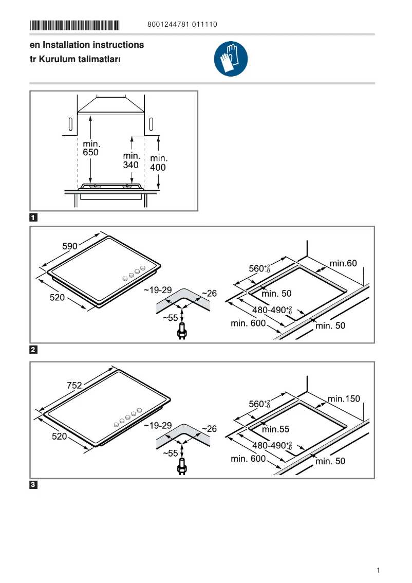 Image de la première page du manuel de l'appareil EN7B8QO12O
